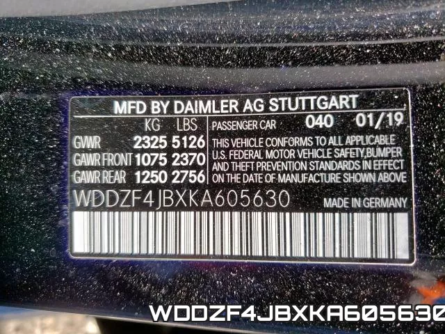 WDDZF4JBXKA605630 фото 2