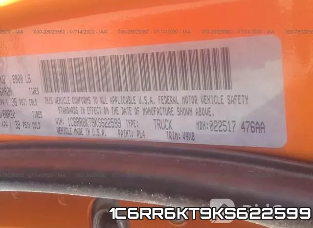 1C6RR6KT9KS622599 фото 10