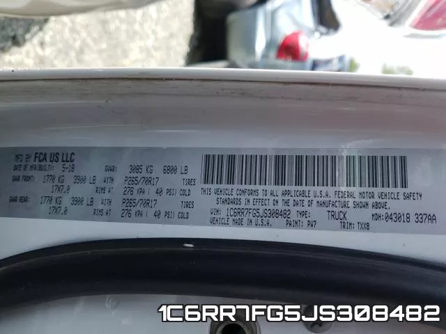 1C6RR7FG5JS308482 фото 2
