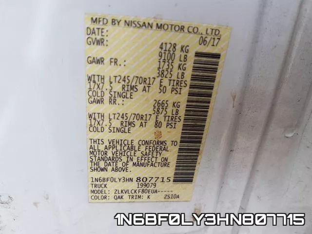 1N6BF0LY3HN807715 фото 2