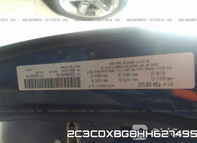 2C3CDXBG8HH627495 фото 10