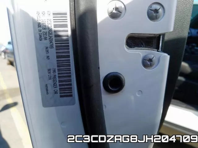 2C3CDZAG8JH204709 фото 2