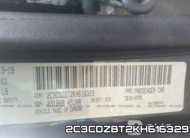 2C3CDZBT2KH616329 фото 10