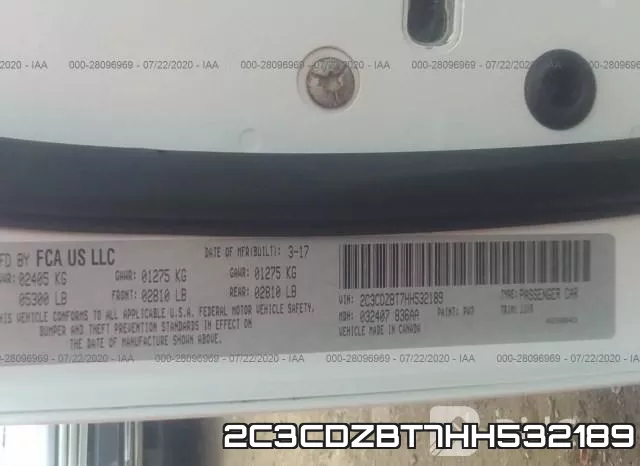 2C3CDZBT7HH532189 фото 10