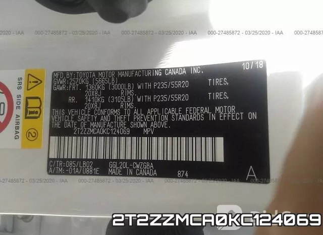 2T2ZZMCA0KC124069 фото 10