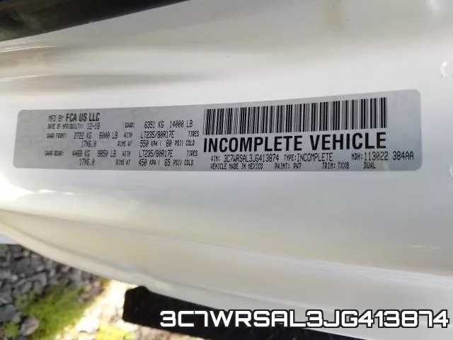 3C7WRSAL3JG413874 фото 2