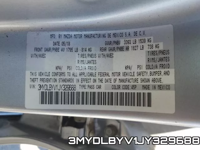 3MYDLBYV1JY329688 фото 2