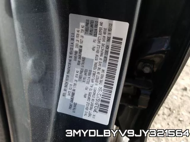 3MYDLBYV9JY321564 фото 2