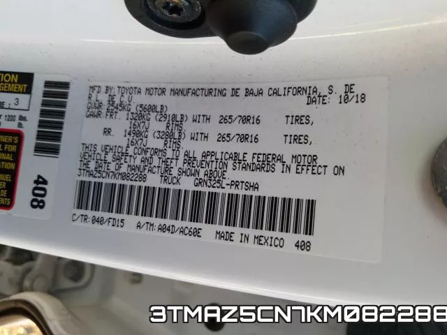 3TMAZ5CN7KM082288 фото 2