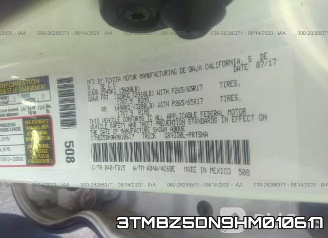 3TMBZ5DN9HM010617 фото 10