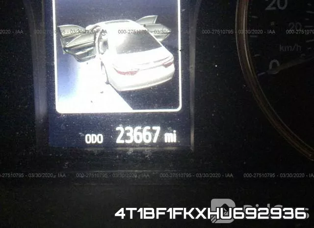4T1BF1FKXHU692936 фото 7