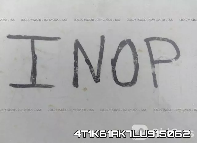 4T1K61AK7LU915062 фото 8