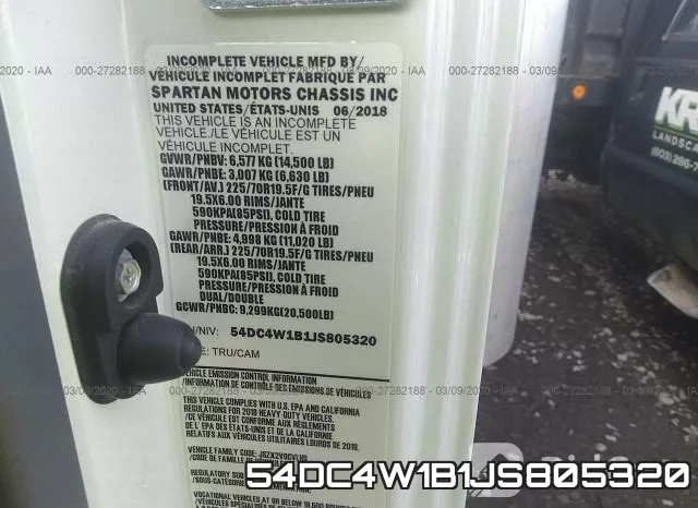54DC4W1B1JS805320 фото 9