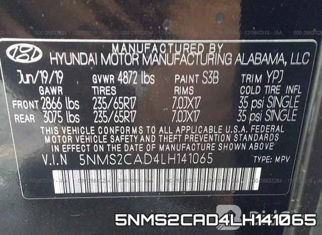 5NMS2CAD4LH141065 фото 10