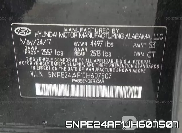 5NPE24AF1JH607507 фото 10