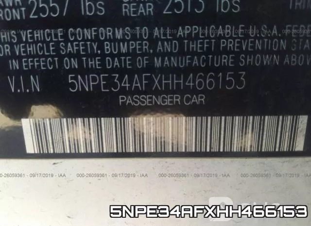 5NPE34AFXHH466153 фото 10