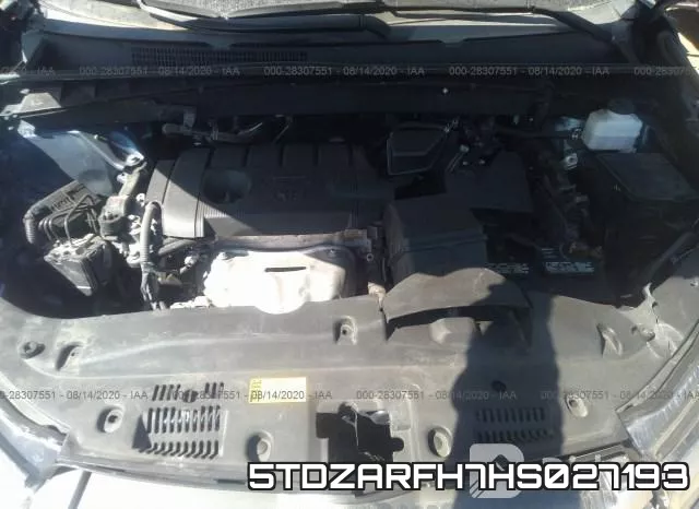 5TDZARFH7HS027193 фото 2