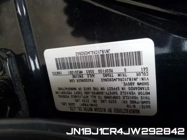 JN1BJ1CR4JW292842 фото 2