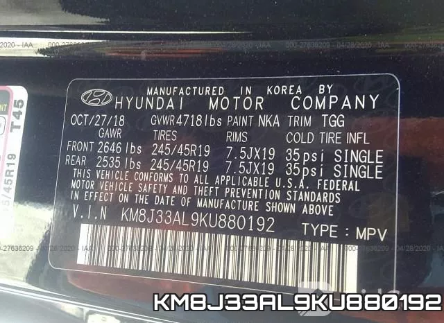 KM8J33AL9KU880192 фото 10