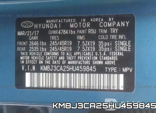 KM8J3CA25HU459845 фото 9