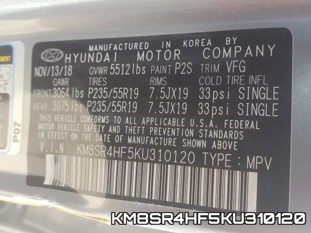 KM8SR4HF5KU310120 фото 2