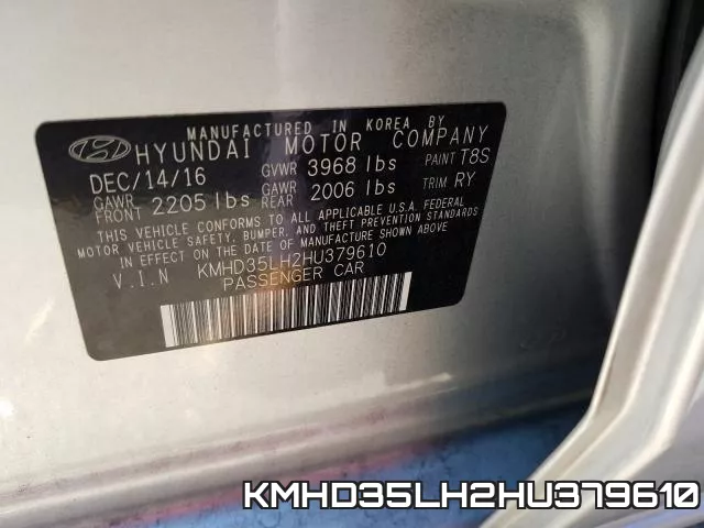 KMHD35LH2HU379610 фото 2