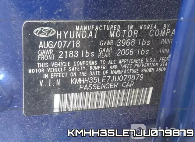 KMHH35LE7JU079879 фото 10