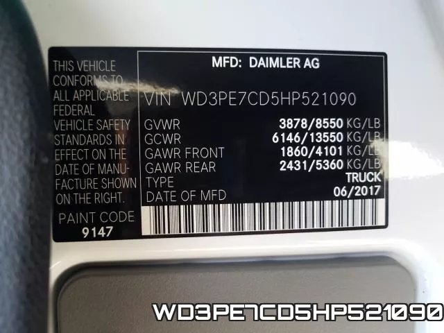 WD3PE7CD5HP521090 фото 2