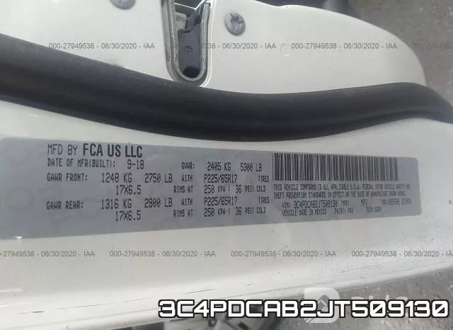 3C4PDCAB2JT509130 фото 10