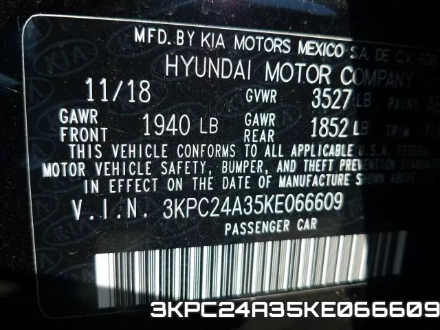 3KPC24A35KE066609 фото 2