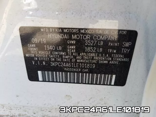 3KPC24A61LE101819 фото 2