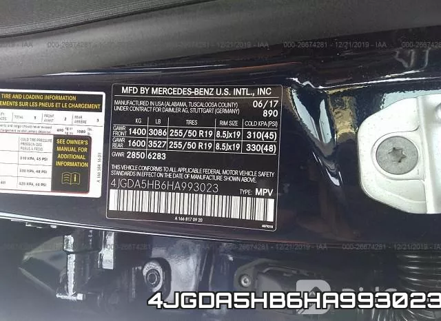 4JGDA5HB6HA993023 фото 10