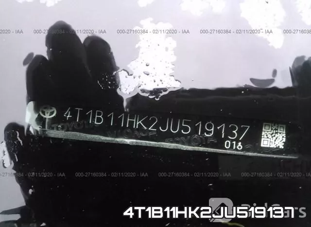4T1B11HK2JU519137 фото 10