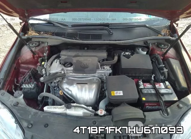 4T1BF1FK7HU617093 фото 2