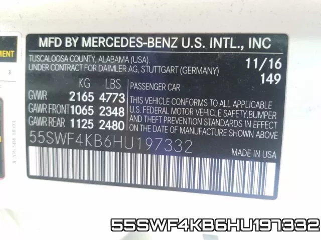 55SWF4KB6HU197332 фото 2