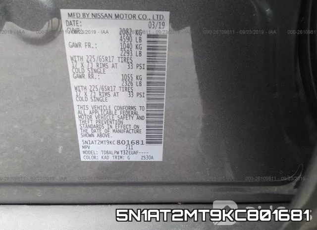 5N1AT2MT9KC801681 фото 10