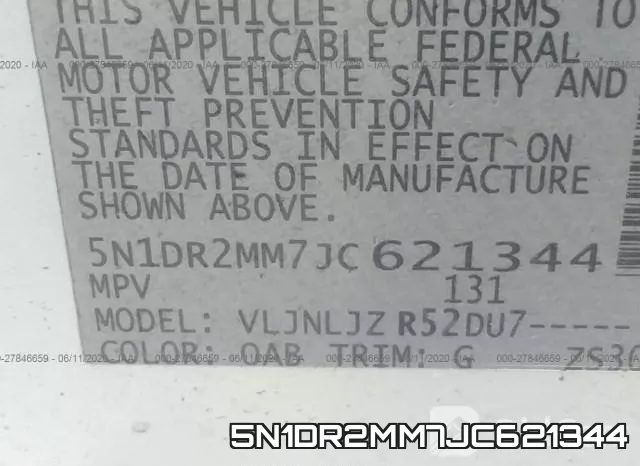 5N1DR2MM7JC621344 фото 9
