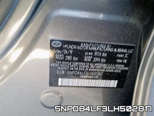 5NPD84LF3LH502817 фото 2