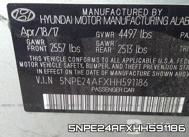 5NPE24AFXHH591186 фото 10