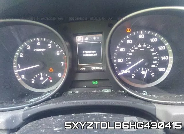 5XYZTDLB6HG430415 фото 7