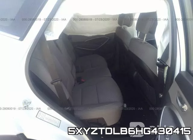 5XYZTDLB6HG430415 фото 8