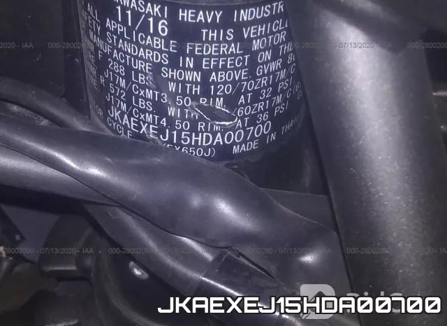 JKAEXEJ15HDA00700 фото 2