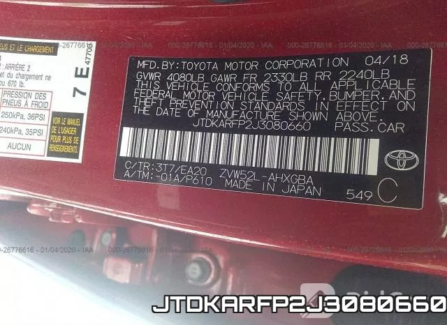 JTDKARFP2J3080660 фото 10