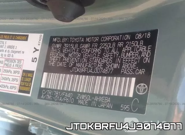 JTDKBRFU4J3074877 фото 10