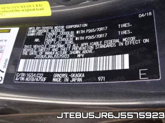 JTEBU5JR6J5575923 фото 2