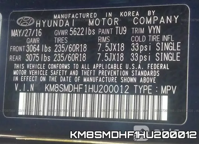 KM8SMDHF1HU200012 фото 10