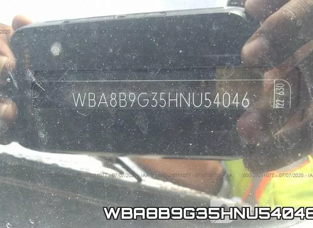 WBA8B9G35HNU54046 фото 10