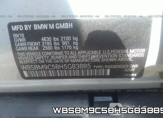 WBS8M9C58H5G83885 фото 10
