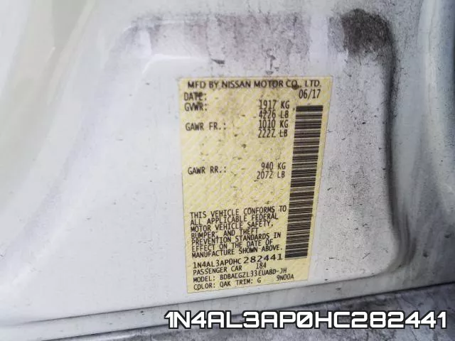 1N4AL3AP0HC282441 фото 2