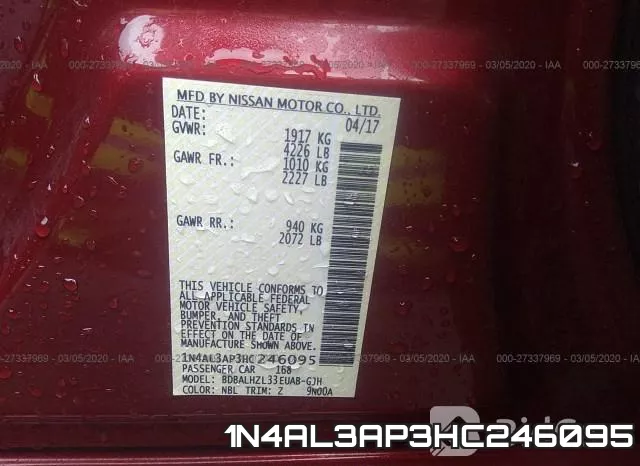 1N4AL3AP3HC246095 фото 10